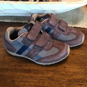 Pediped leather boy toddler shoes like new!